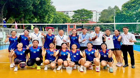 Đội tuyển Bóng chuyền nữ TNUE xuất sắc ghi tên vào vòng bán kết Khu vực phía Bắc tại Đại hội Thể thao sinh viên toàn quốc 2026