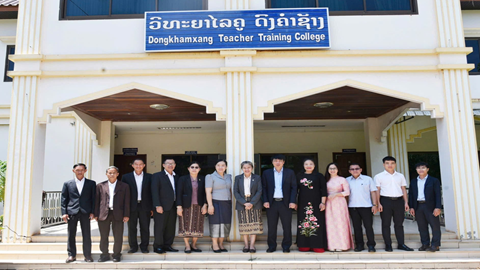 Trường Đại học Sư phạm - Đại học Thái Nguyên tăng cường hợp tác giáo dục với nước CHDCND Lào